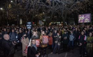 Foto: Anadolija / Protest građana na Cetinju zbog masakra