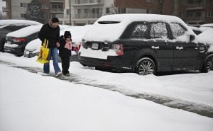 Foto: AA / Snježna oluja u SAD-u