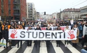 FOTO: AA / Studenti blokirali Mostarsku petlju u Beogradu