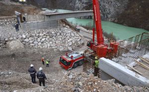 Foto: Dž. K. / Radiosarajevo.ba / Obnova pruge kod Donje Jablanice