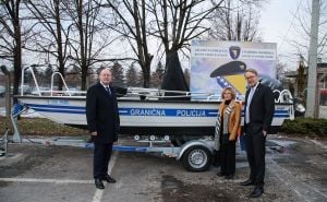 Foto: Granična policija BiH / Vlada SAD-a donirala patrolni čamac Graničnoj policiji BiH