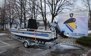 Foto: Granična policija BiH / Vlada SAD-a donirala patrolni čamac Graničnoj policiji BiH