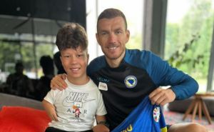 Foto: Facebook / Edin Džeko i Ismail Barlov