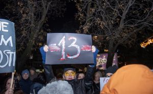 FOTO: AA / Protest u Podgorici zbog masakra na Cetinju