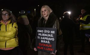 FOTO: AA / Protest u Podgorici zbog masakra na Cetinju