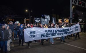 FOTO: AA / Protest u Podgorici zbog masakra na Cetinju