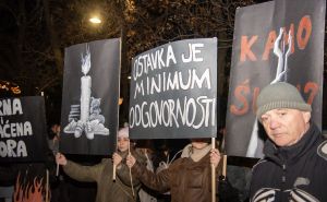 FOTO: AA / Protest u Podgorici zbog masakra na Cetinju