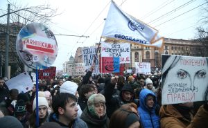 Foto: Anadolija / Studenti pozvali na generalni štrajk u Srbiji