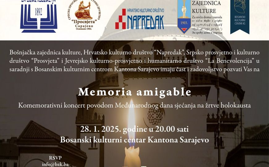 Koncert u sjećanje na žrtve Holokausta