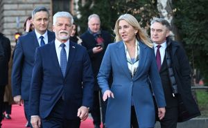 Foto: N. G. / Radiosarajevo.ba / Petra Pavela primili članovi bh. predsjedništva