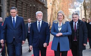 Foto: N. G. / Radiosarajevo.ba / Petra Pavela primili članovi bh. predsjedništva