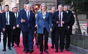 Foto: N. G. / Radiosarajevo.ba / Petra Pavela primili članovi bh. predsjedništva