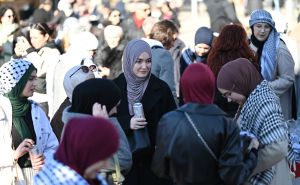 Foto: N. G. / Radiosarajevo.ba / Skup podrške Palestini na Baščaršiji