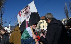 Foto: N. G. / Radiosarajevo.ba / Skup podrške Palestini na Baščaršiji