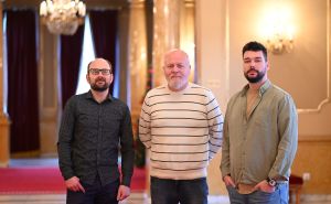 Foto: N. G. / Radiosarajevo.ba / Zoran Todorović, Milan Dimić i Adrian Ivičević
