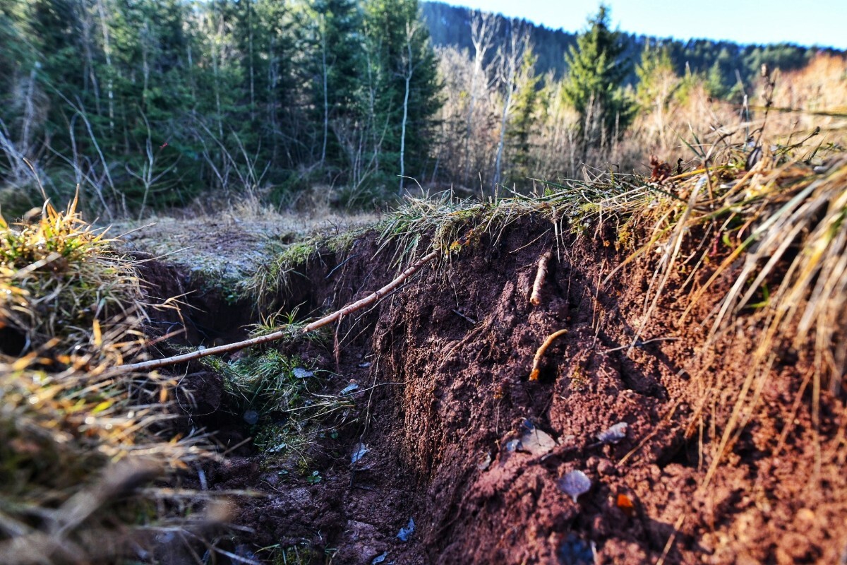 Klizište iznad Širokače