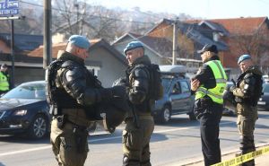 Foto: Dž. K. / Radiosarajevo.ba / Policija ispred Suda BiH