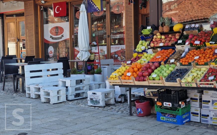 Baščaršija na dan bojkota