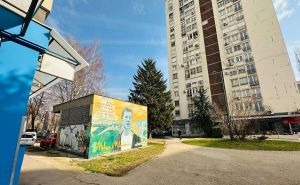 Foto: A. K. / Radiosarajevo.ba / Mural posvećen Milanu Mladenoviću