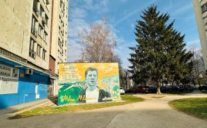 Foto: A. K. / Radiosarajevo.ba / Mural posvećen Milanu Mladenoviću