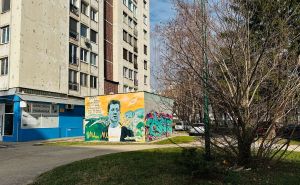 Foto: A. K. / Radiosarajevo.ba / Mural posvećen Milanu Mladenoviću