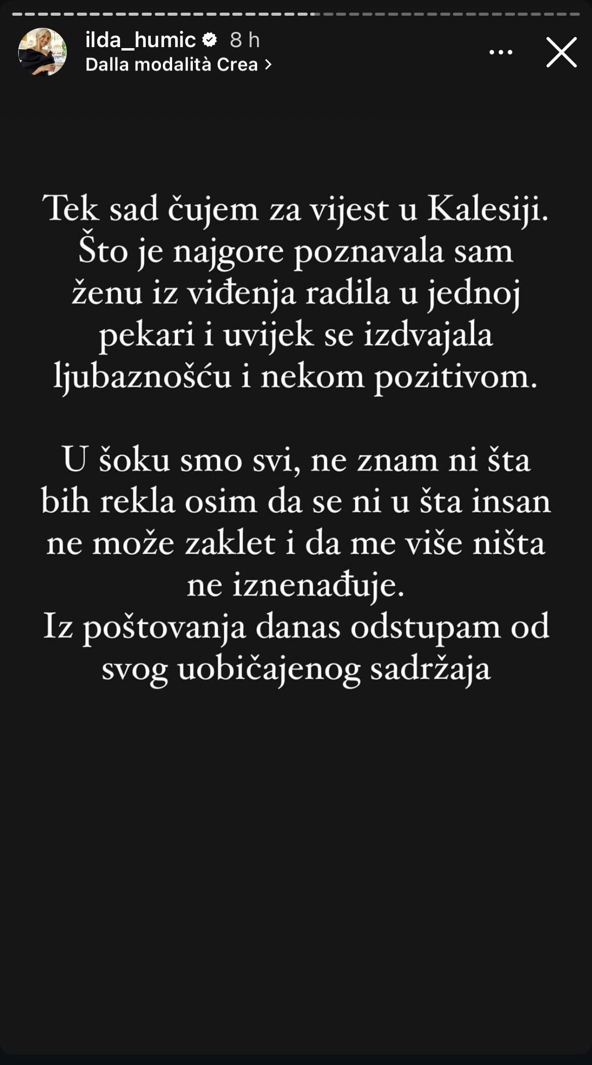 Ilda Humić - story