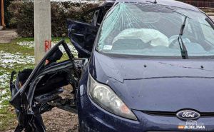 Foto: Info Bijeljina / Saobraćajna nesreća u Bijeljini