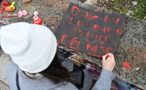 Foto: N. G. / Radiosarajevo.ba / Protesti u Sarajevu zbog ubistva Inele i njenog sina