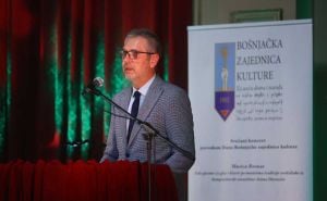 Foto: Dž.K. / Radiosarajevo.ba / Prisutne je pozdravio dr. Sanjin Kordić