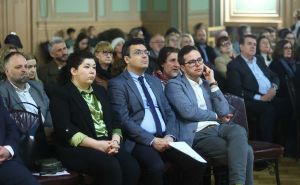 Foto: Dž.K. / Radiosarajevo.ba / Prisutne je pozdravio dr. Sanjin Kordić