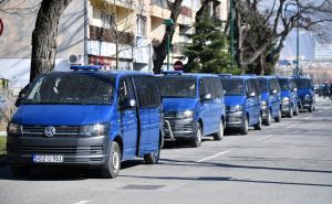 Foto: A. K. / Radiosarajevo.ba / Jake policijske snage uoči derbija