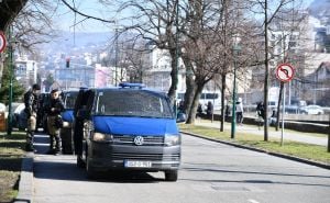 Foto: A. K. / Radiosarajevo.ba / Jake policijske snage uoči derbija