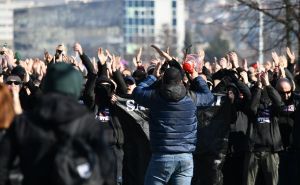 Foto: A.K./Radiosarajevo.ba / Korteo Fk Sarajevo