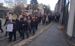 Foto: BHRT / Protest penzionera u Tuzli