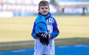 Foto: FK Željezničar / Dani Džeko pratio vječiti derbi