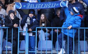 Foto: FK Željezničar / Dani Džeko pratio vječiti derbi