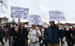 Foto: A. K. / Radiosarajevo.ba / Protest u Sarajevu
