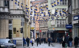 Foto: A. K. / Radiosarajevo.ba / Ukrašeno Sarajevo povodom Dana nezavisnosti BiH