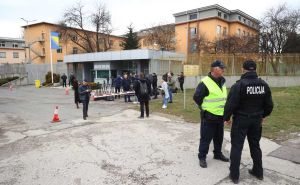 Foto: Dž. K. / Radiosarajevo.ba / Policija ispred Suda BiH