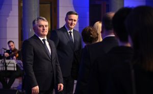 Foto: N. G. / Radiosarajevo.ba / Svečani prijem u Vijećnici povodom Dana nezavisnosti BiH