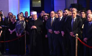 Foto: N. G. / Radiosarajevo.ba / Denis Bećirović na svečanom prijemu u Vijećnici