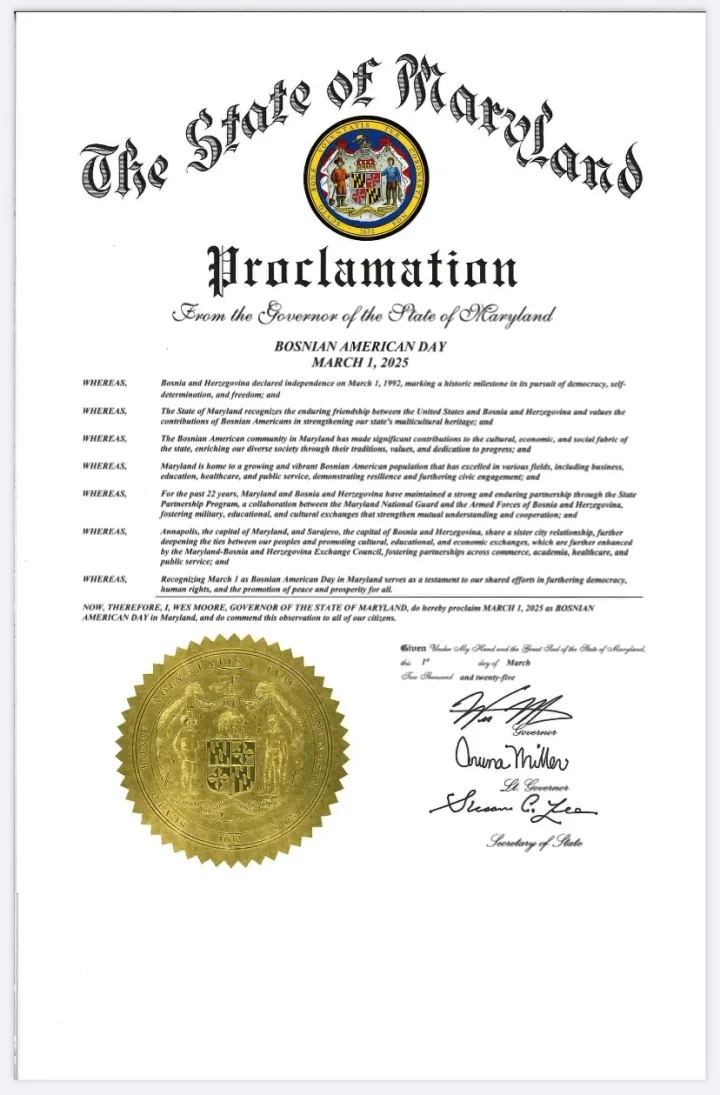 Proglas države Maryland