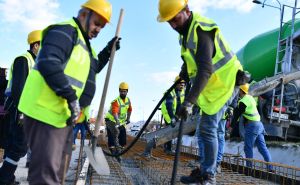 Foto: Facebook / Počelo betoniranje podloge za tramvajsku prugu