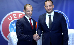 Foto: Dž. K. / Radiosarajevo.ba / Aleksander Čeferin i Vico Zeljković