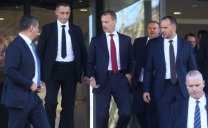 Foto: Dž. K. / Radiosarajevo.ba / Aleksander Čeferin i Vico Zeljković