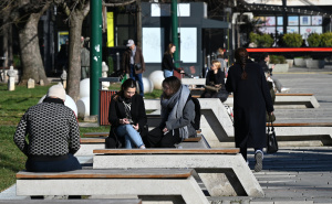 Foto: N. G. / Radiosarajevo.ba / Sunčani dan izmamio Sarajlije na ulice
