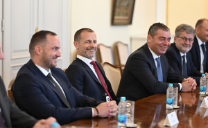 Foto: N.G./Radiosarajevo.ba / Željka Cvijanović sa Aleksandrom Ćeferinom