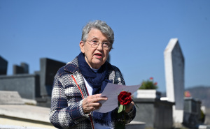 Foto: N.G / Radiosarajevo / Odavanje počasti Goranu Čengiću