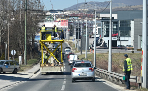 Foto: N.G./Radiosarajevo.ba / Radovi na trolejbuskoj mreži