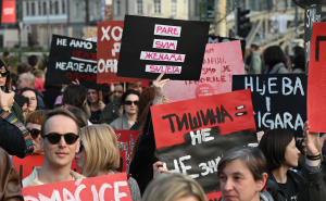 Foto: N. G. / Radiosarajevo.ba / Osmomartovski marš u Sarajevu
